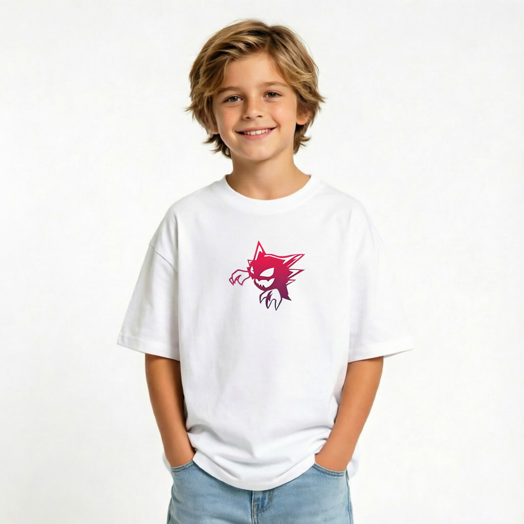 Pokémon Anime Graphic T-Shirt for Gengar Kids Cartoon Print Cotton Tee