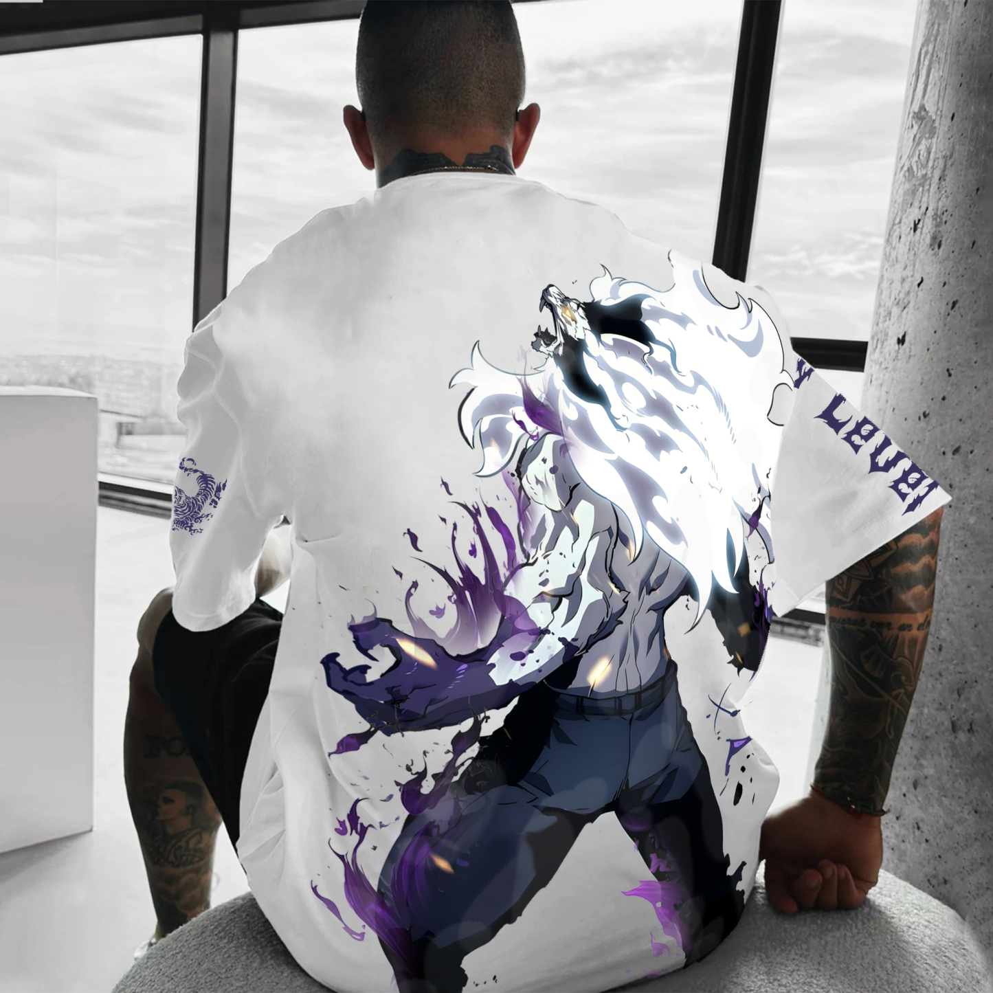 Unisex "Solo Leveling" Anime Inspired Vintage T-Shirt