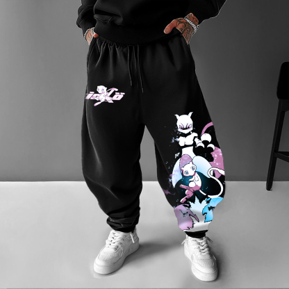 Unisex Casual Anime Streetwear Pants-AnimeClothe