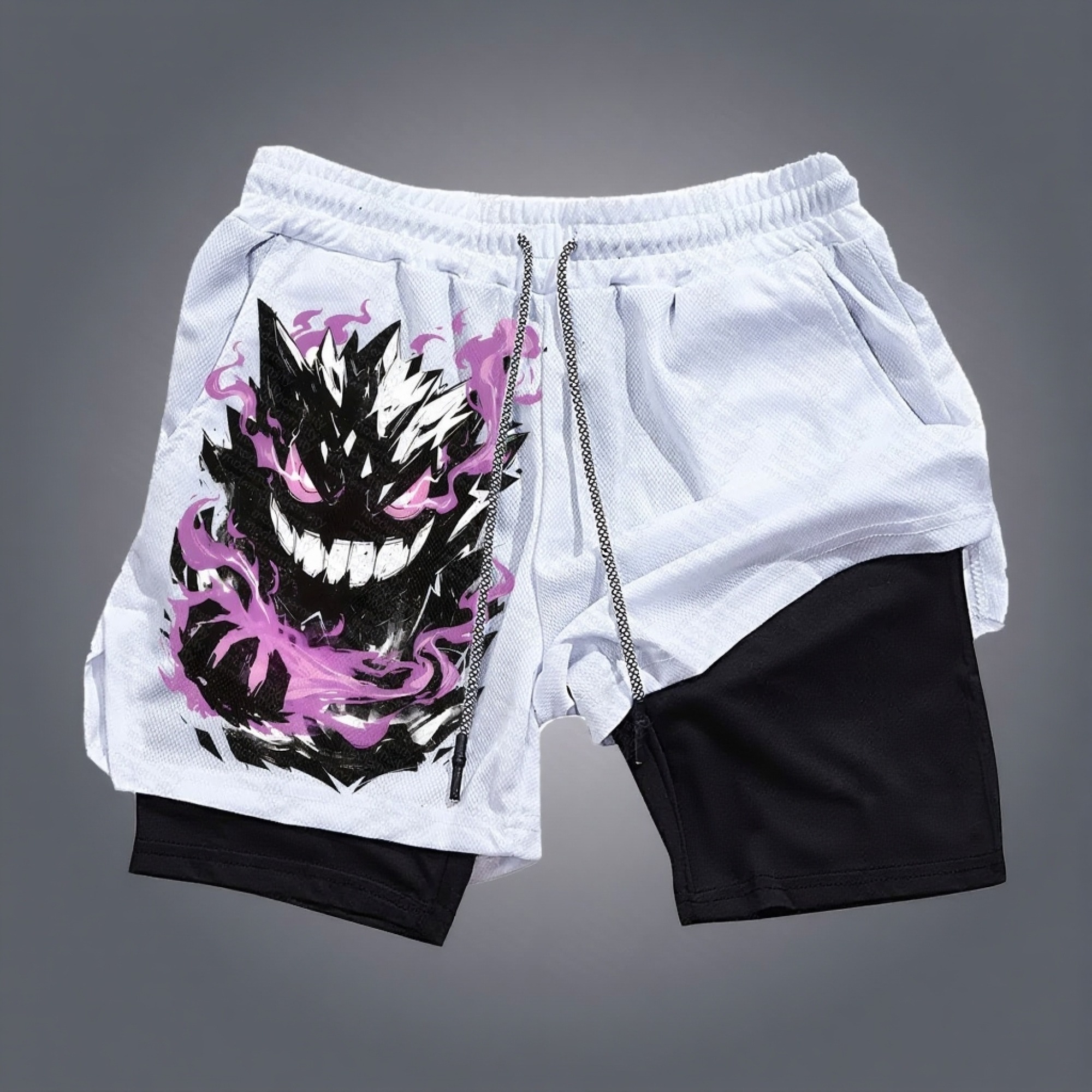 Pokémon Unisex Anime Gengar Shorts