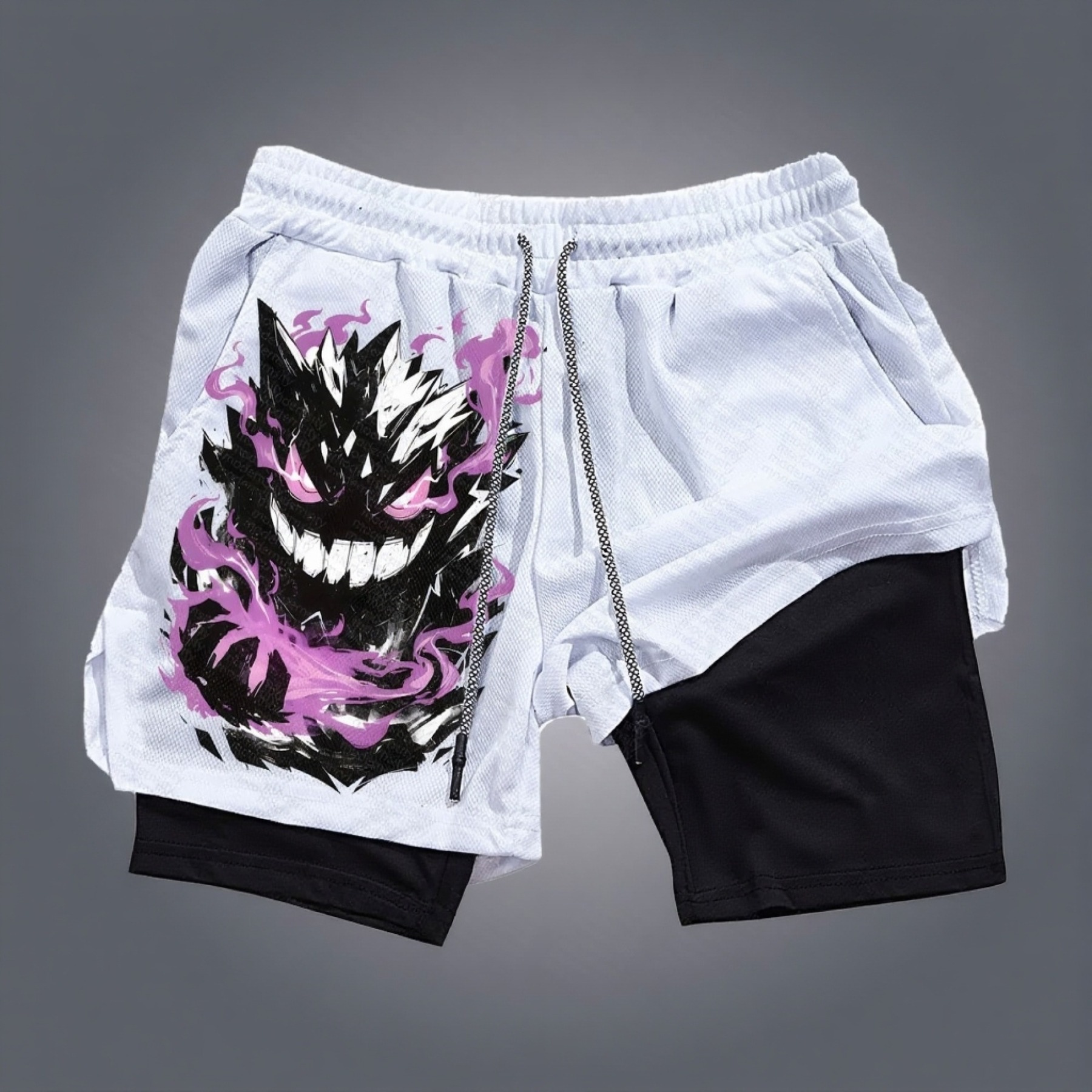 Pokémon Unisex Anime Gengar Shorts