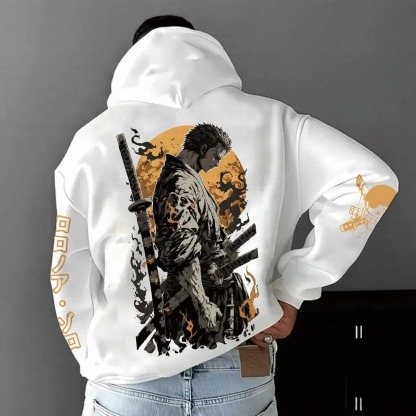Unisex Anime Graphic Streetwear Vintage Hoodie
