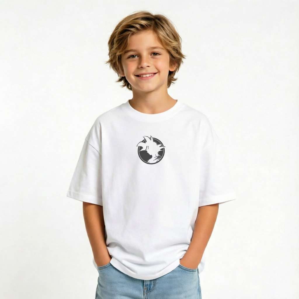 Dragon Ball Anime Graphic T-Shirt for Goku Kids Cartoon Print Cotton Tee