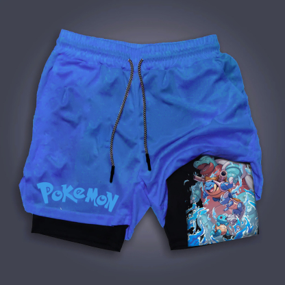 Unisex   Casual Anime Streetwear Shorts-AnimeClothe