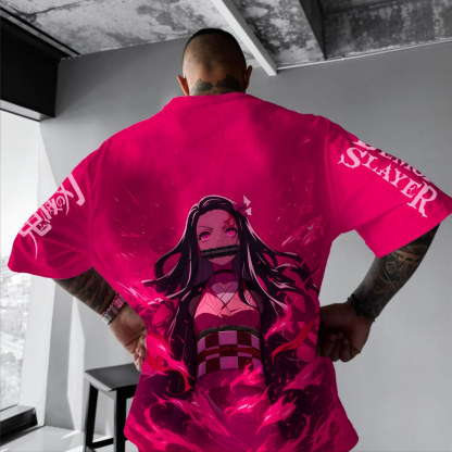 Unisex  Demon Slayer Anime Inspired Vintage T-Shirt