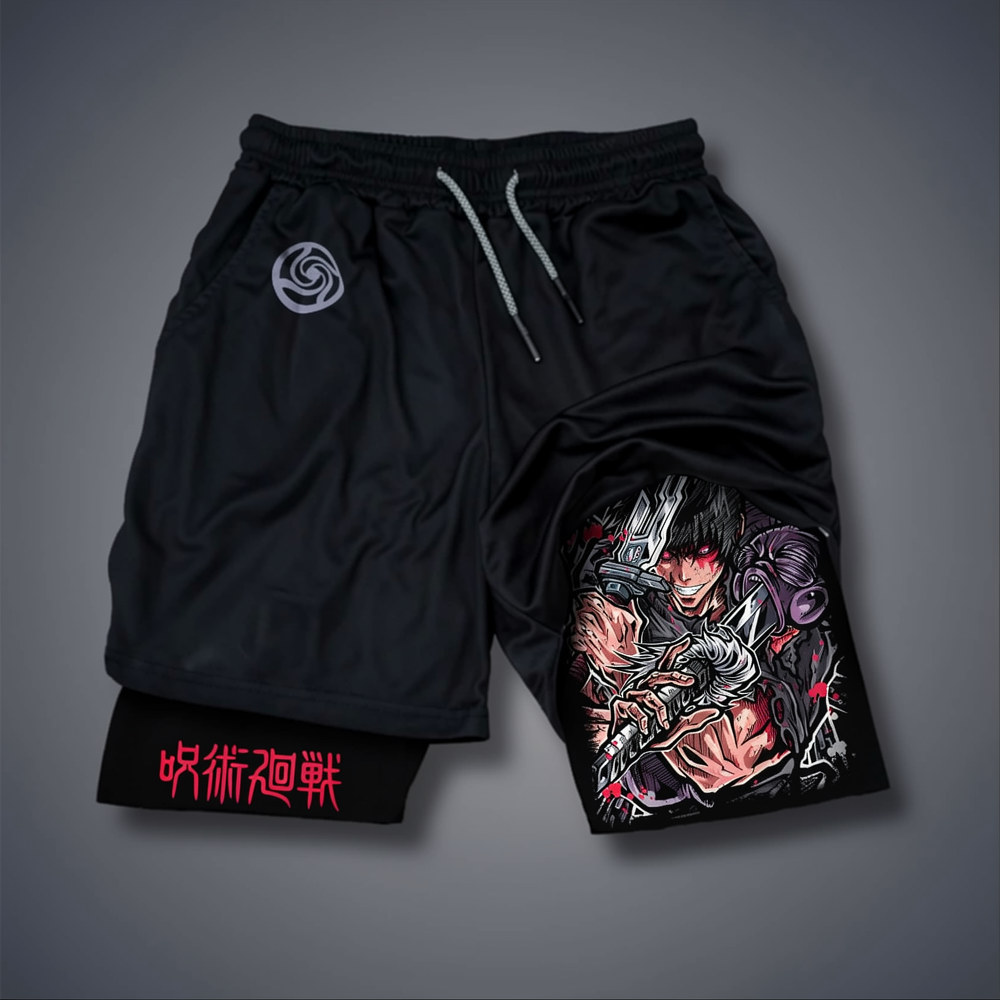 Jujutsu Kaisen Anime Theme Cartoon Print Pure shorts