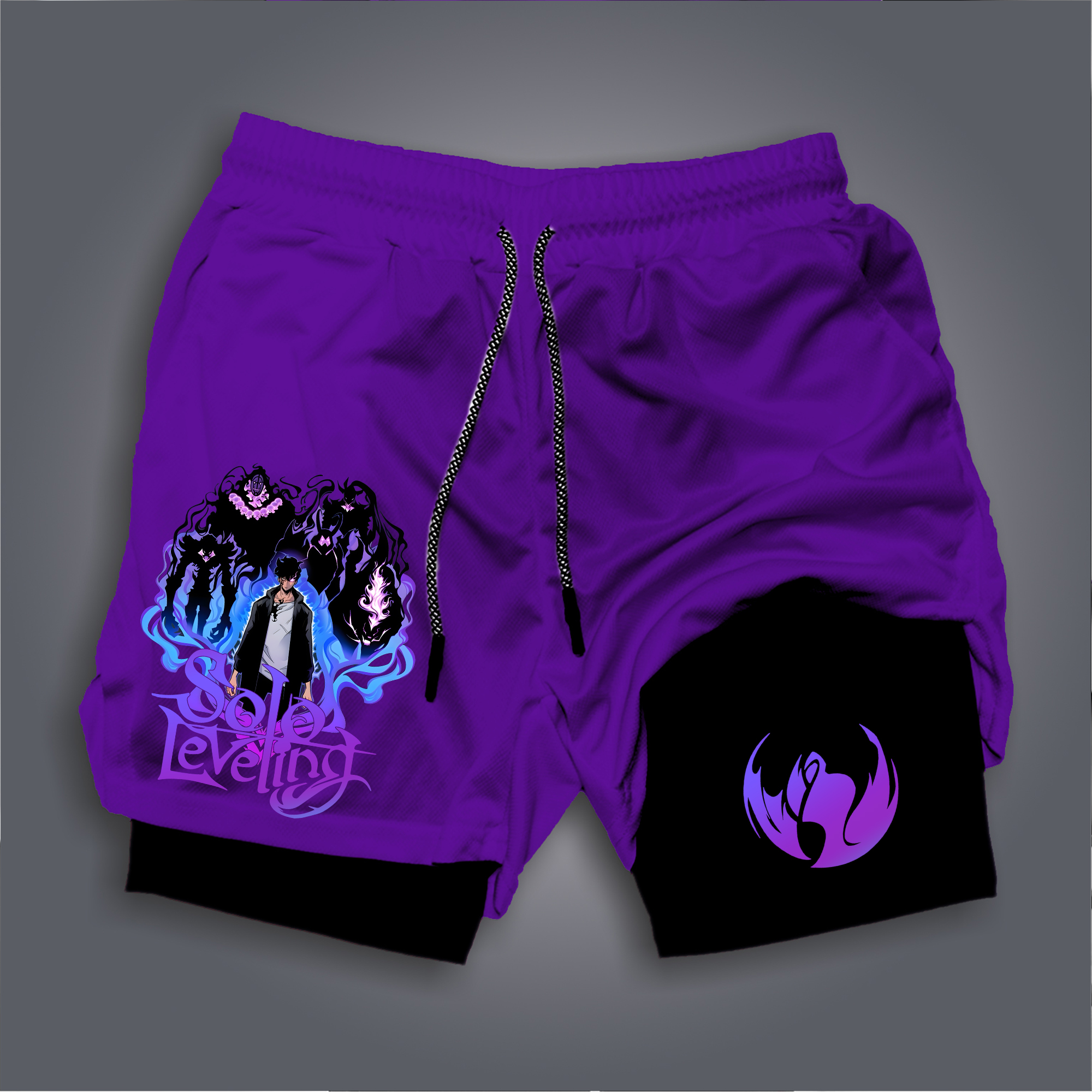 Unisex Casual Anime Streetwear Shorts-AnimeClothe