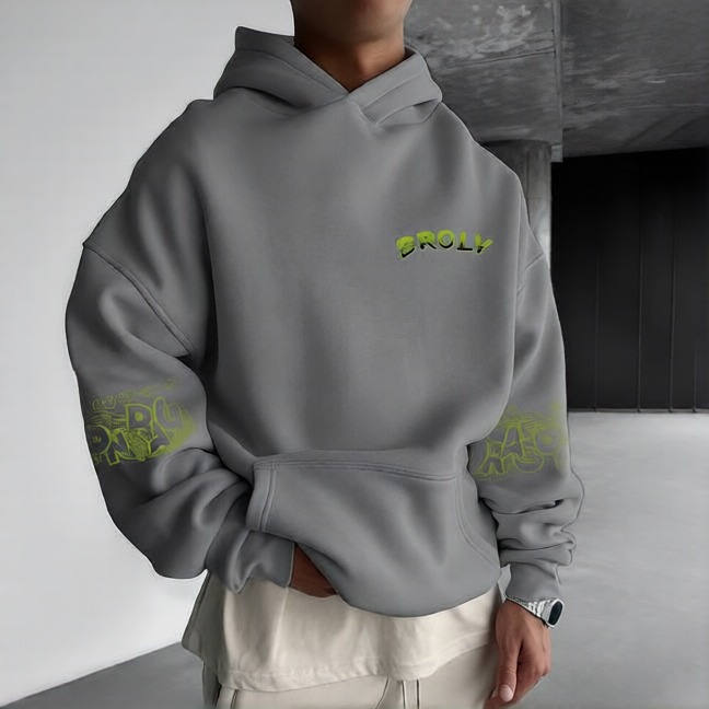 Unisex Anime Print  Casual Oversized Hoodie