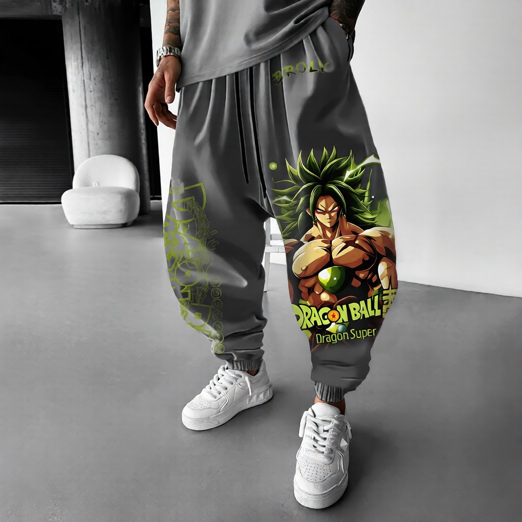 Unisex Casual Anime Streetwear Pants