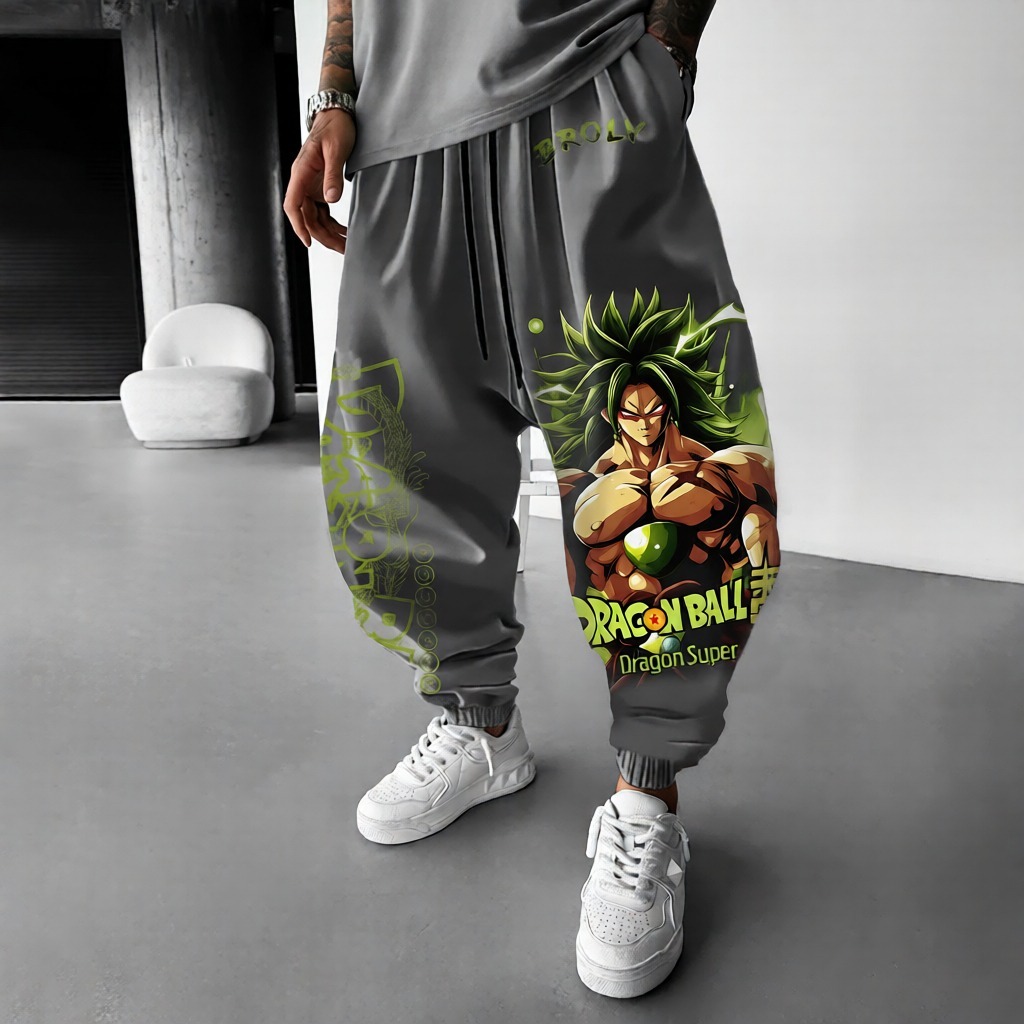 Unisex Casual Anime Streetwear Pants