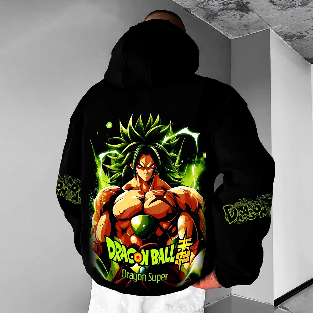 Unisex Anime Print  Casual Oversized Hoodie