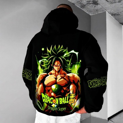Unisex Anime Print  Casual Oversized Hoodie