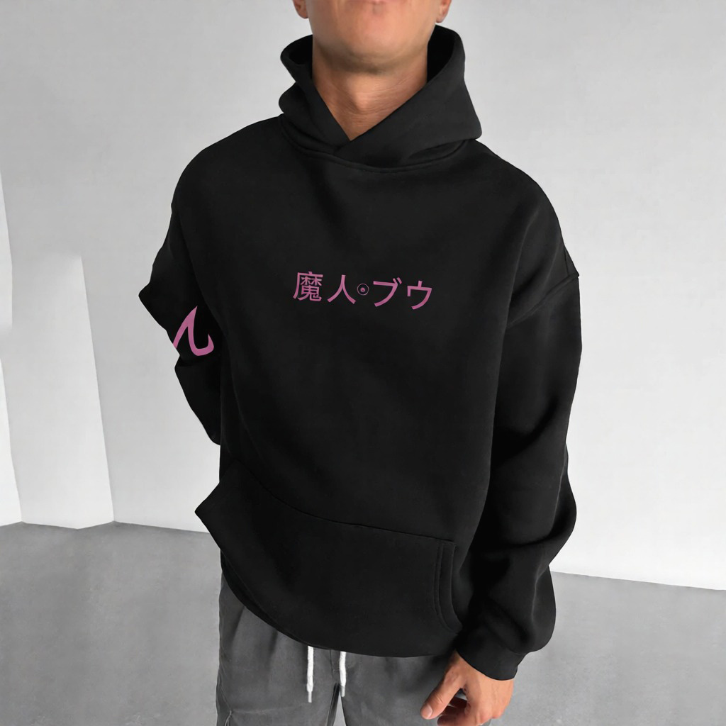 Unisex Anime Print  Casual Oversized Hoodie