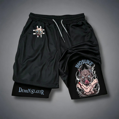Unisex Demon Slayer Casual Anime Streetwear Shorts