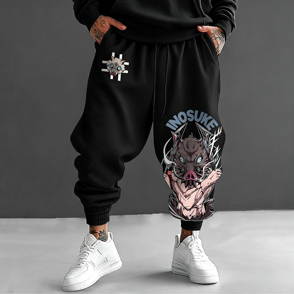 Unisex Demon Slayer Casual Anime Streetwear Pants