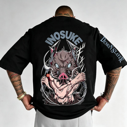 Unisex  Demon Slayer Anime Inspired Vintage T-Shirt