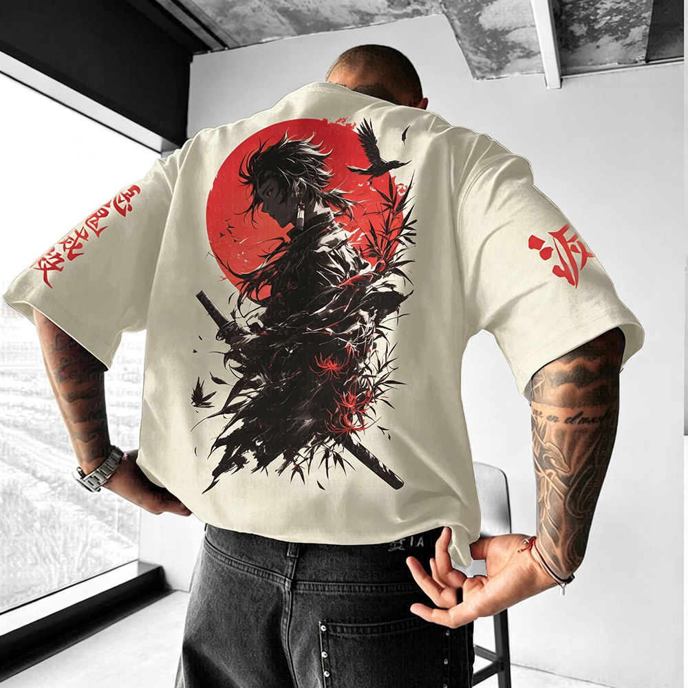 Unisex  Demon Slayer Anime Inspired Vintage T-Shirt