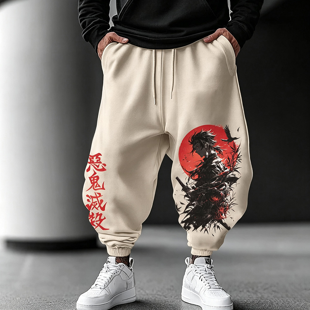 Unisex Demon Slayer Casual Anime Streetwear Pants