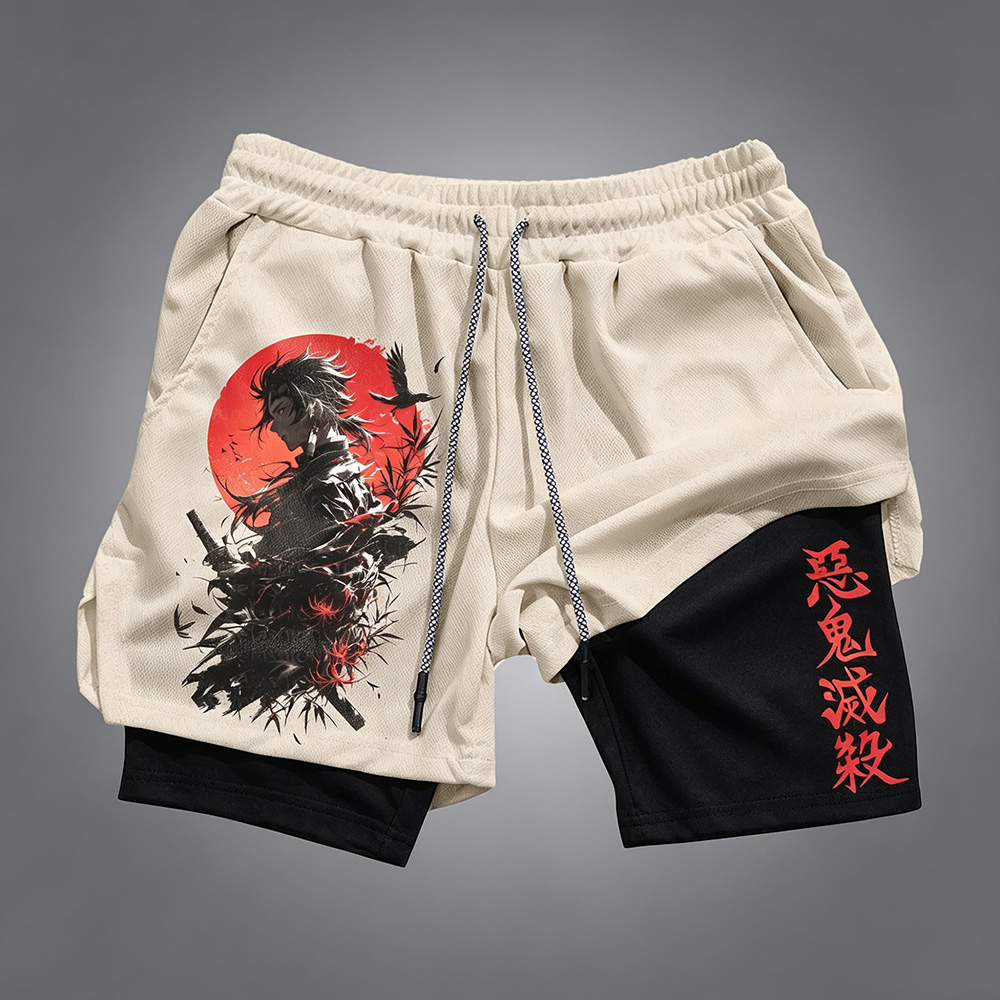 Unisex Demon Slayer Casual Anime Streetwear Shorts