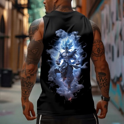 Unisex Anime Sleeveless Tank Top