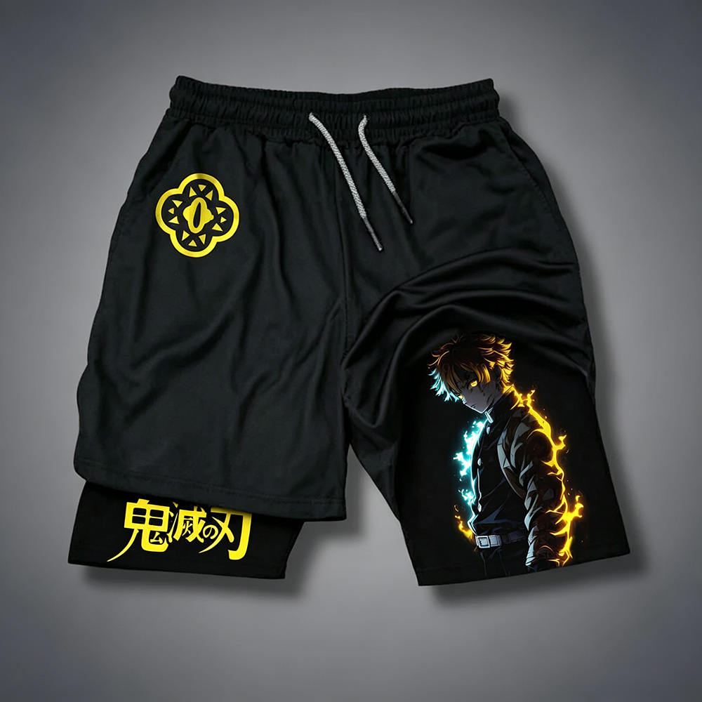 Unisex Demon Slayer Casual Anime Streetwear Shorts