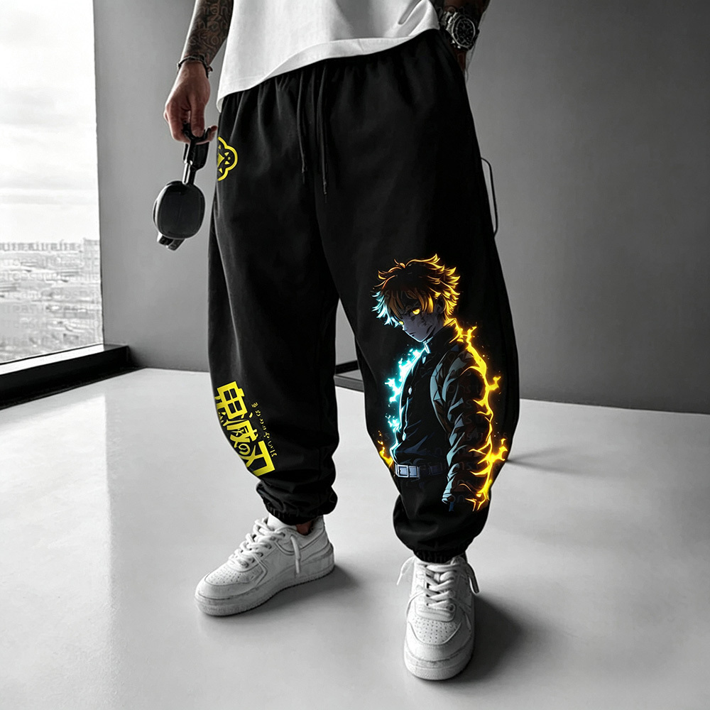Unisex ��Demon Slayer�� Casual Anime Streetwear Pants
