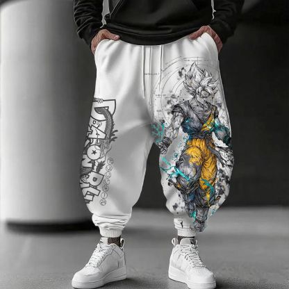 Unisex Anime Printed Gift Oversized Harem Pants