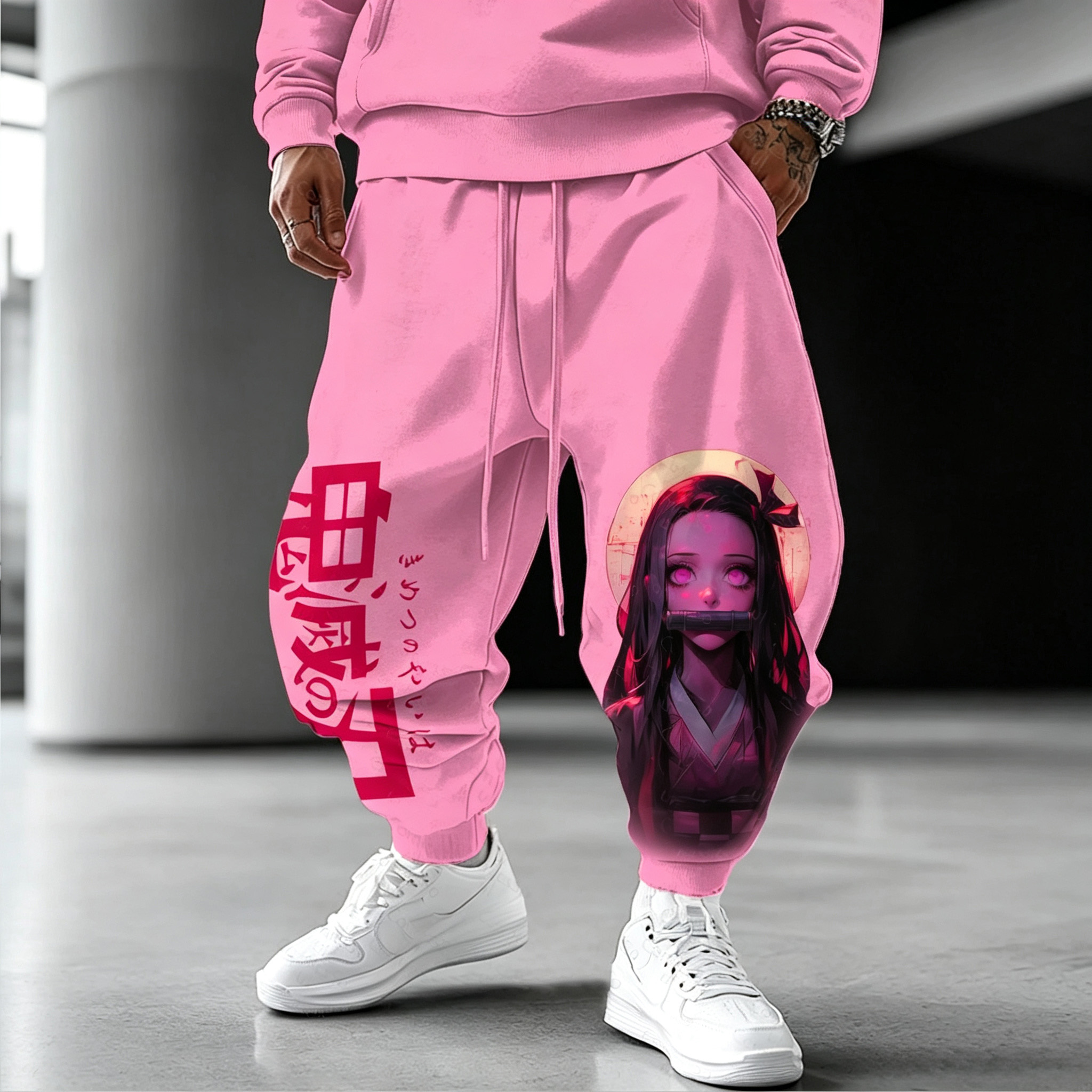 Unisex Demon Slayer Casual Anime Streetwear Pants