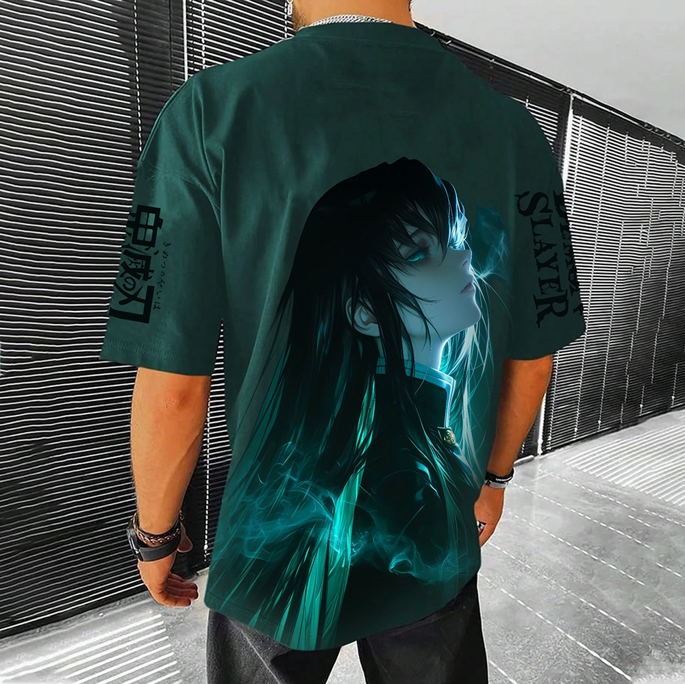 Unisex  Demon Slayer Anime Inspired Vintage T-Shirt