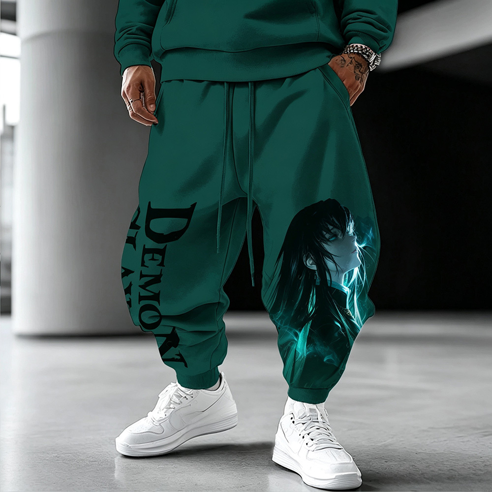 Unisex ��Demon Slayer�� Casual Anime Streetwear Pants