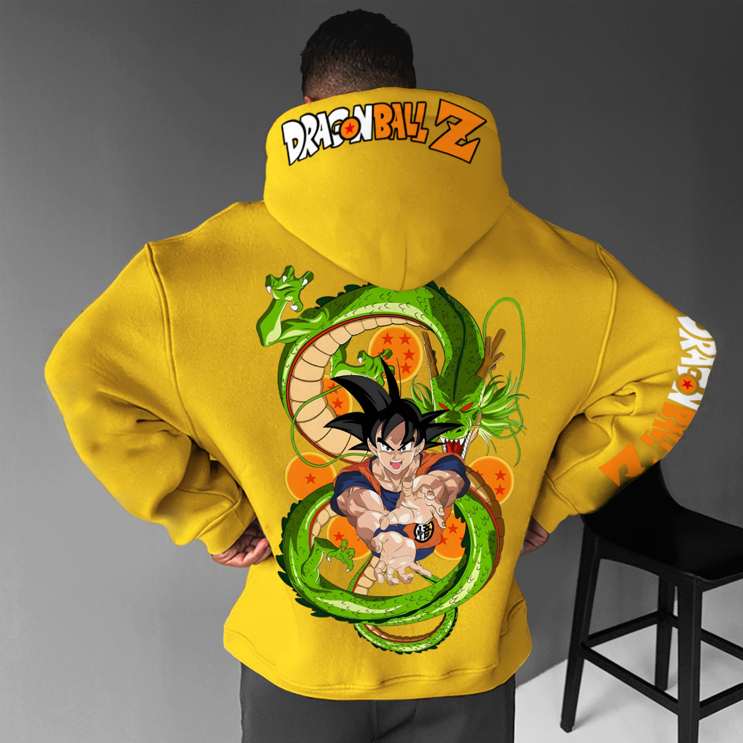 Unisex Anime Print Casual Oversized Hoodie