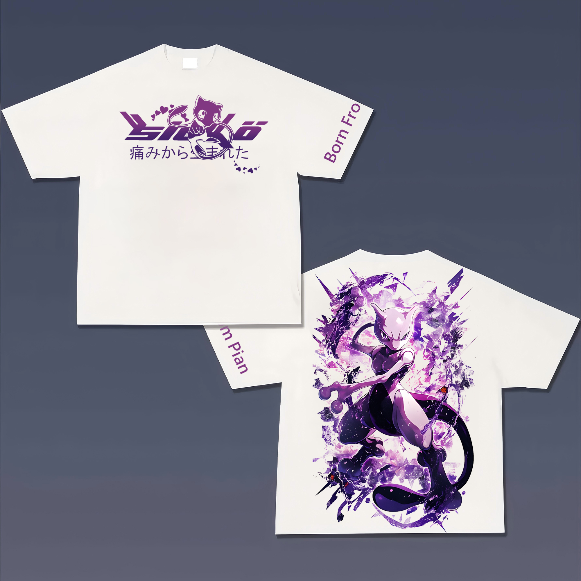 Unisex Anime Inspired Vintage T-Shirt-AnimeClothe