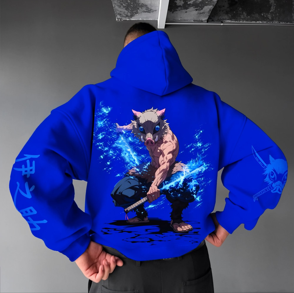 Unisex �� Demon Slayer�� Anime Graphic Streetwear Vintage Hoodie