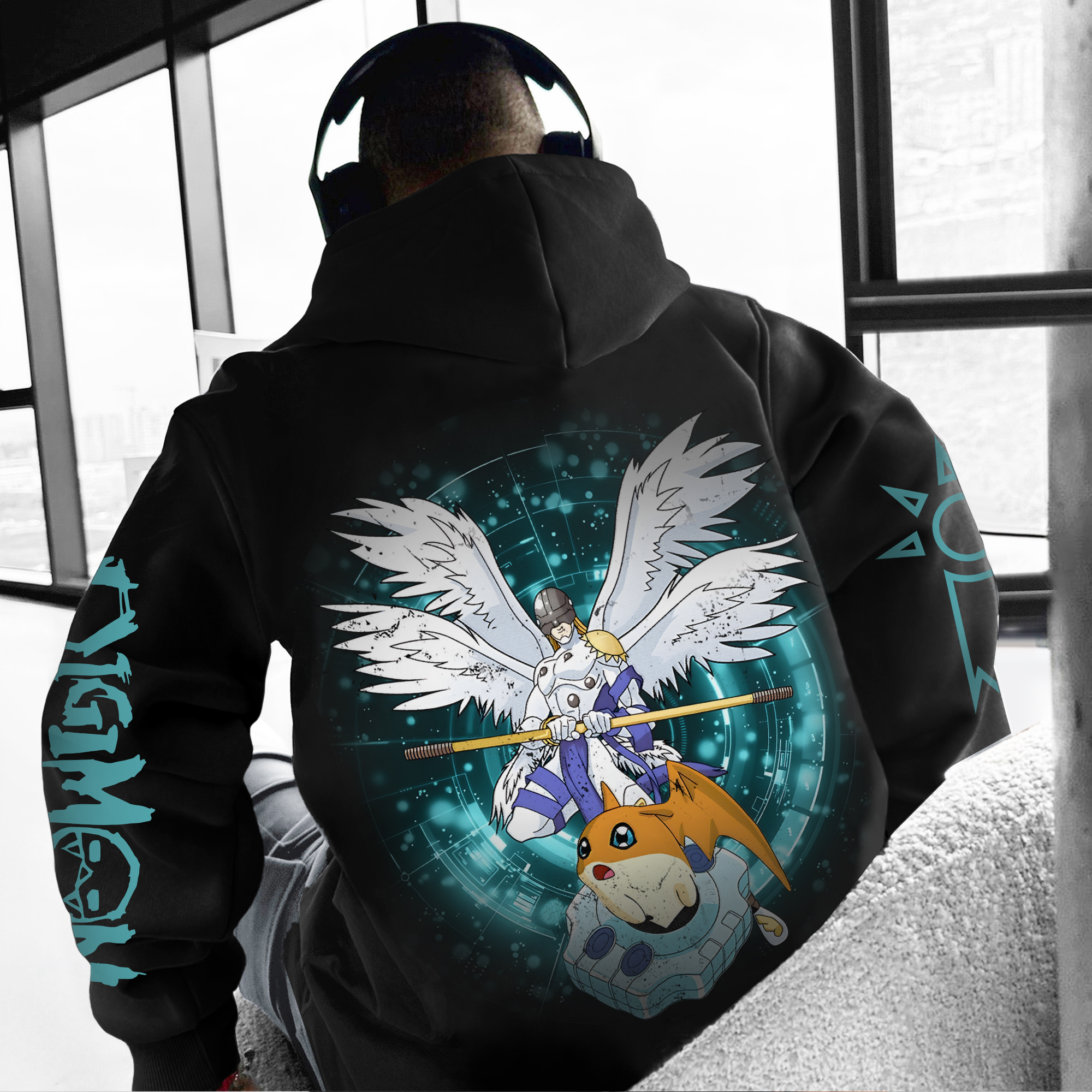 Unisex “Digimon” Anime Style Retro Hoodie