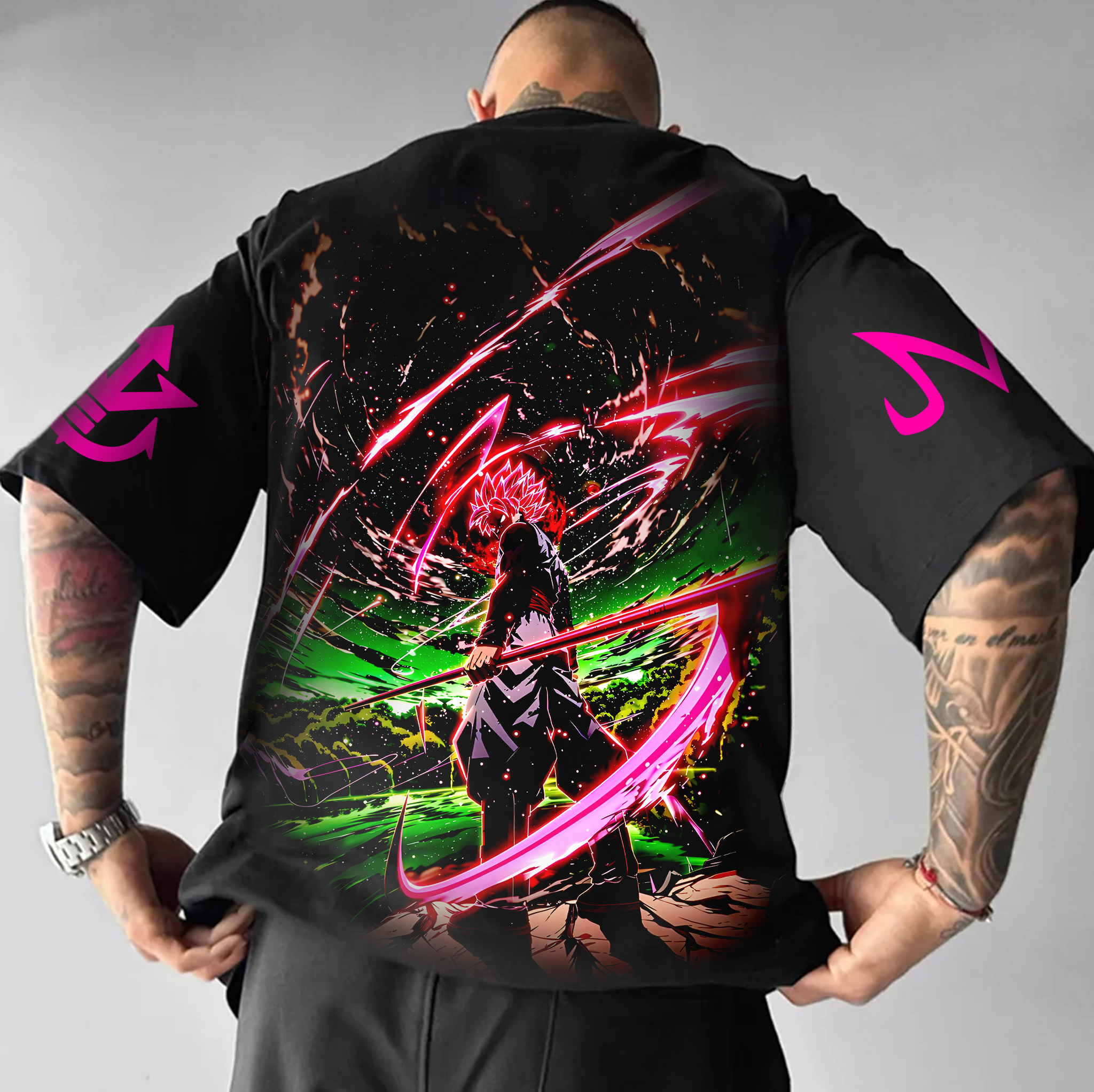 Unisex Anime Inspired Vintage T-Shirt-AnimeClothe