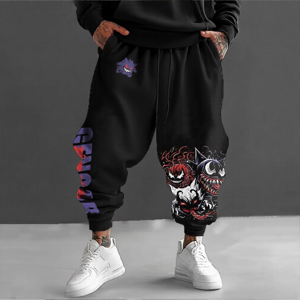 Pokémon Unisex Anime Gengar Pants