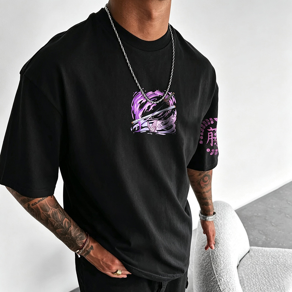 Unisex  Demon Slayer Anime Inspired Vintage T-Shirt