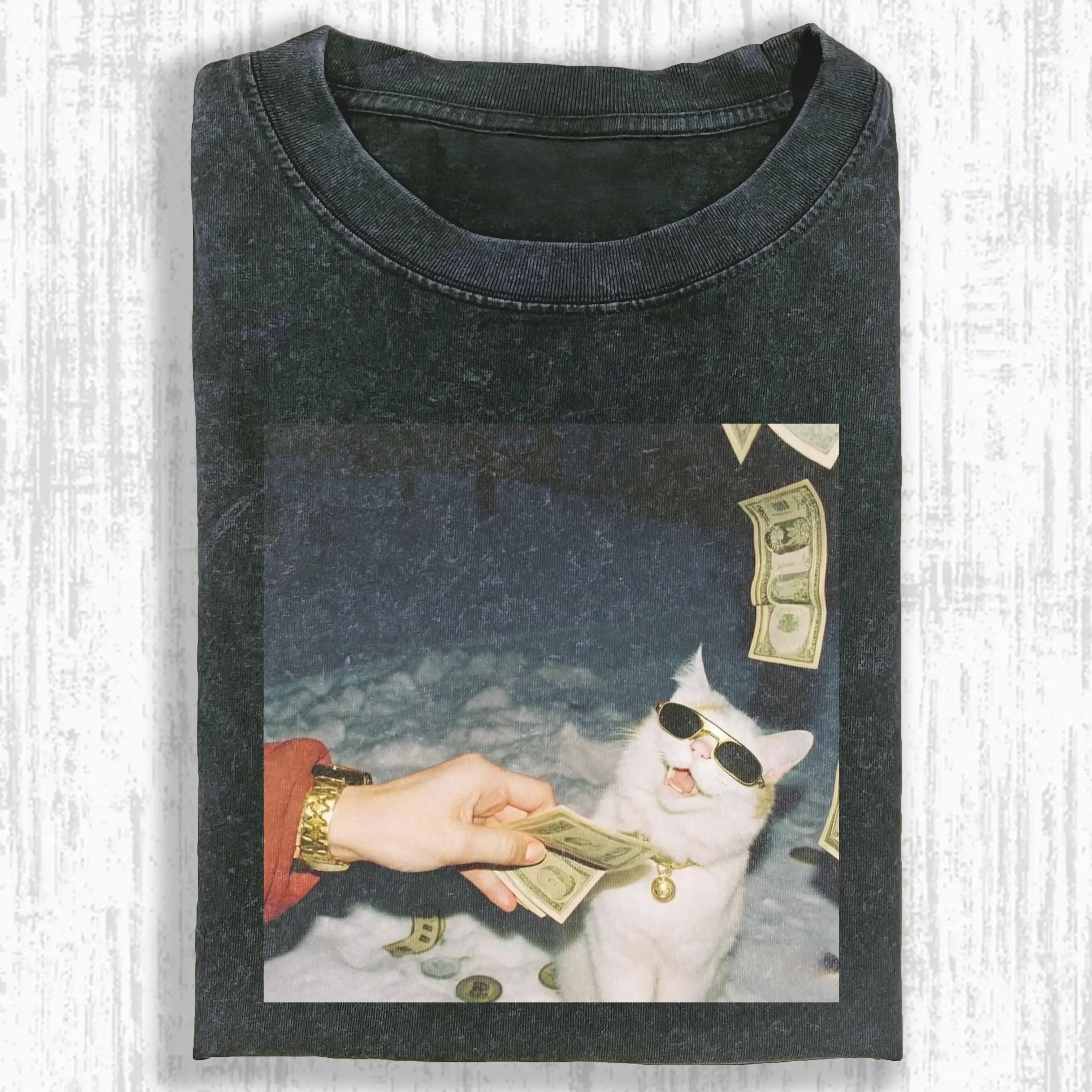 RICH CATS T-SHIRT-ComicClothe