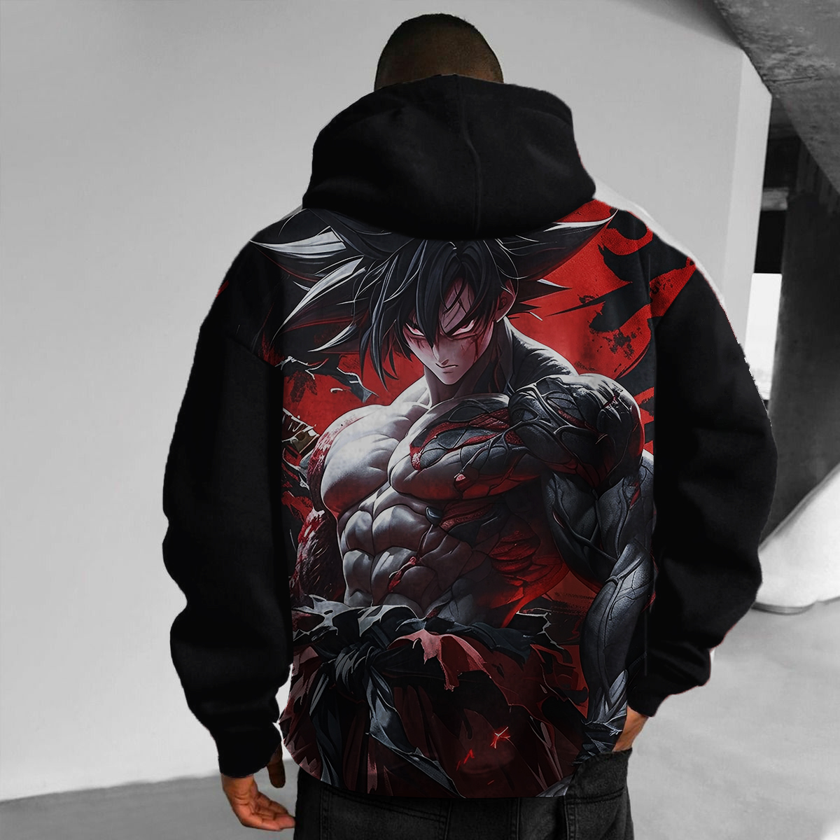 Unisex Anime Graphic Streetwear Vintage Hoodie