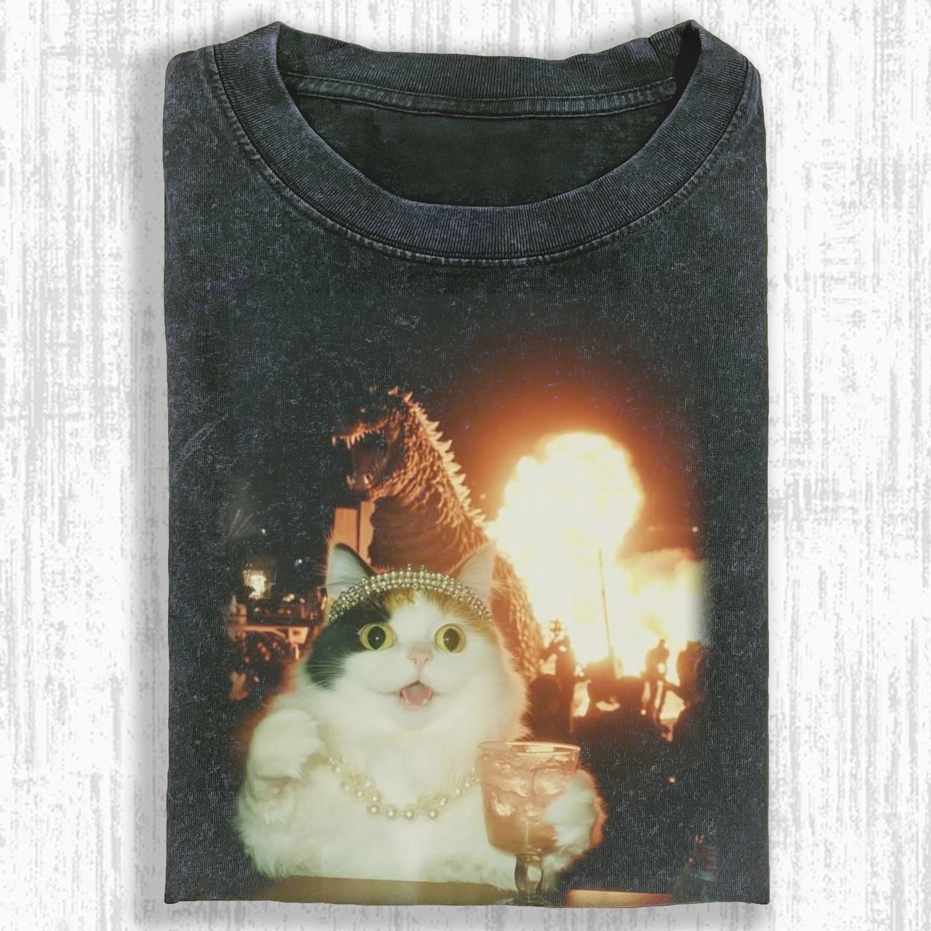 SCARING CATS T-SHIRT-ComicClothe