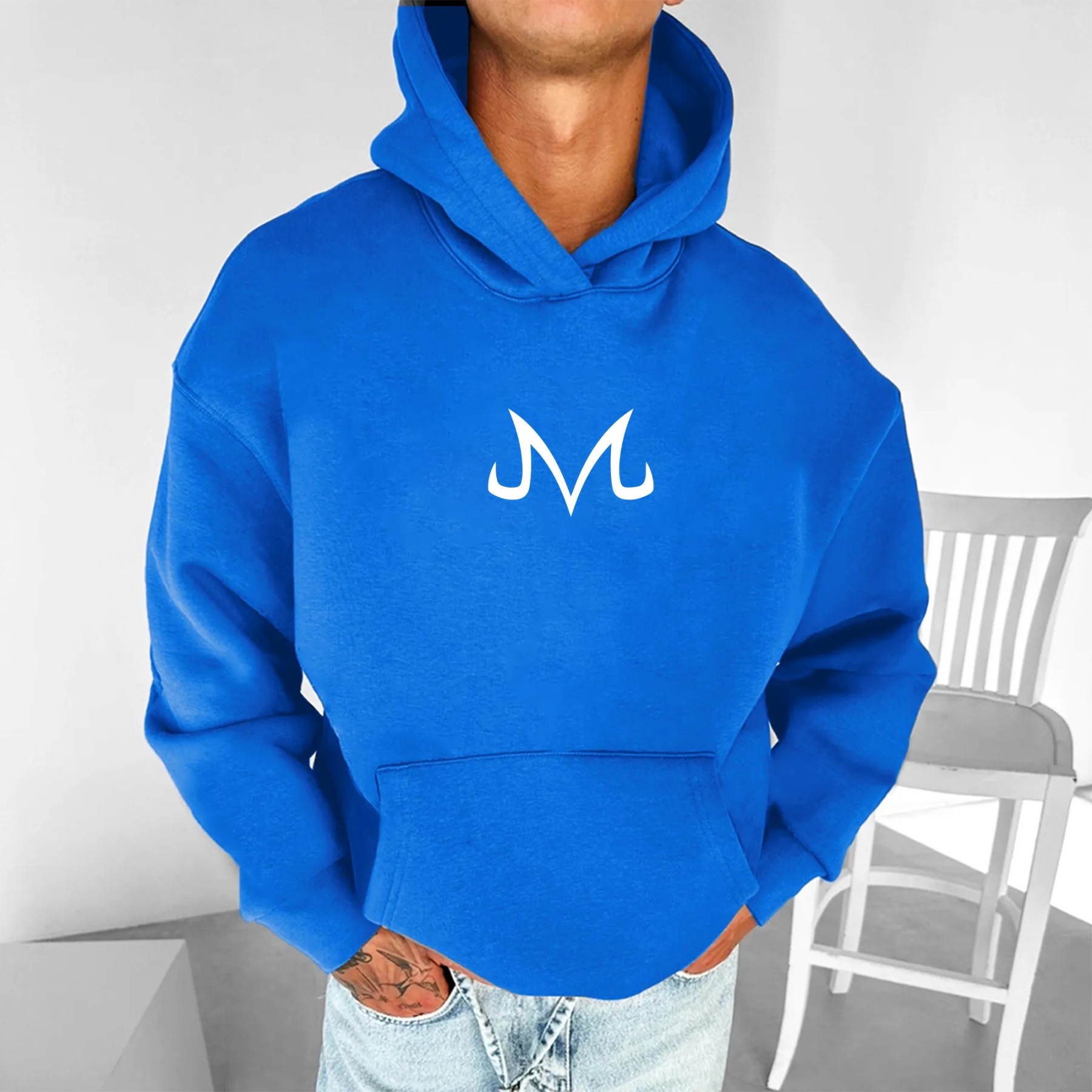 Unisex Anime Print  Casual Oversized Hoodie