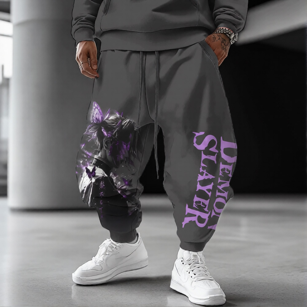 Unisex ��Demon Slayer�� Casual Anime Streetwear Pants