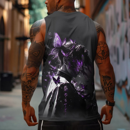 Unisex Demon Slayer Casual Anime  Tank Top