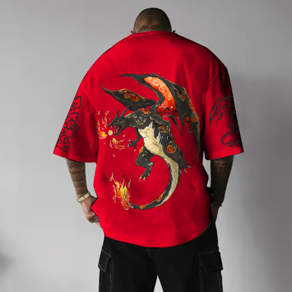 Unisex   Anime Inspired Vintage T-Shirt-AnimeClothe