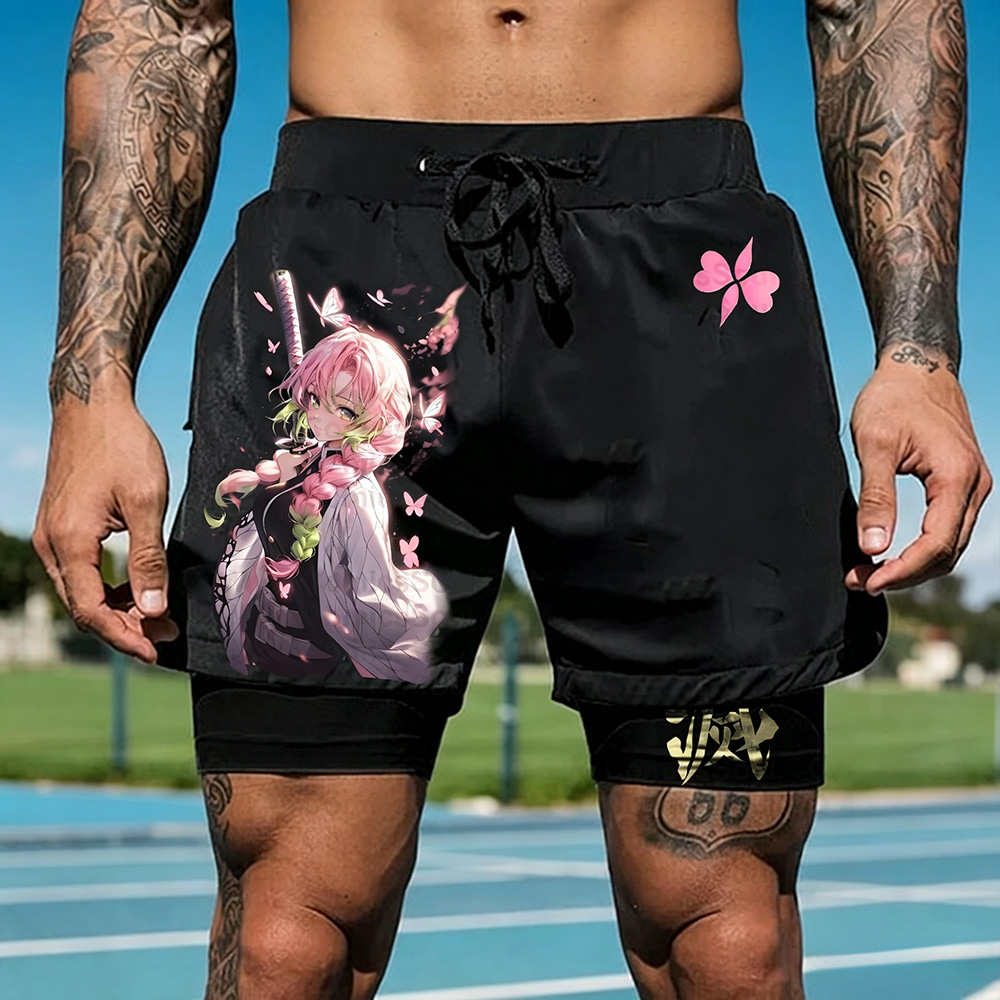 Unisex Demon Slayer Casual Anime Streetwear Shorts