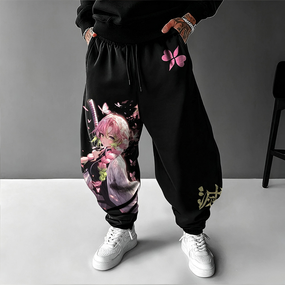 Unisex Demon Slayer Casual Anime Streetwear Pants