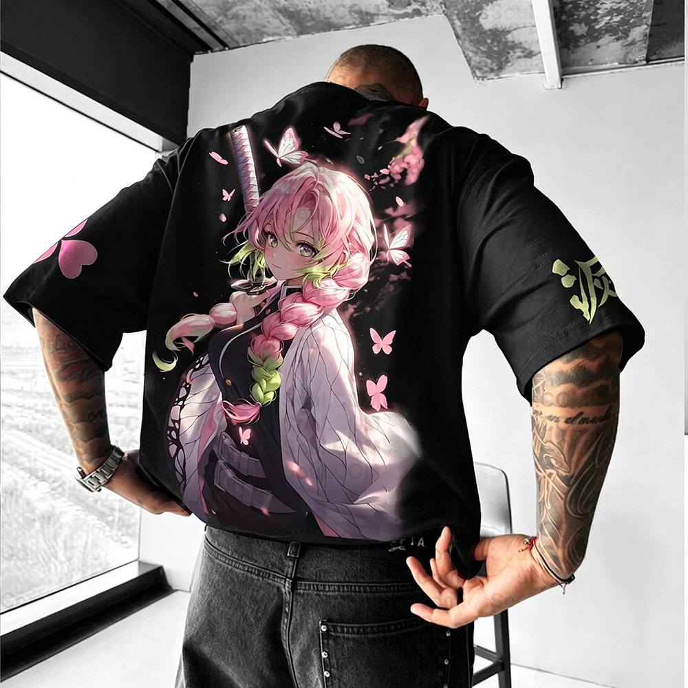 Unisex  Demon Slayer Anime Inspired Vintage T-Shirt