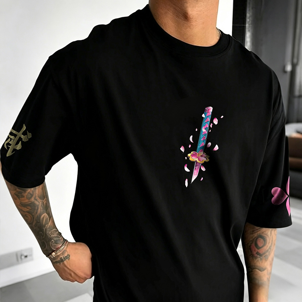 Unisex  Demon Slayer Anime Inspired Vintage T-Shirt