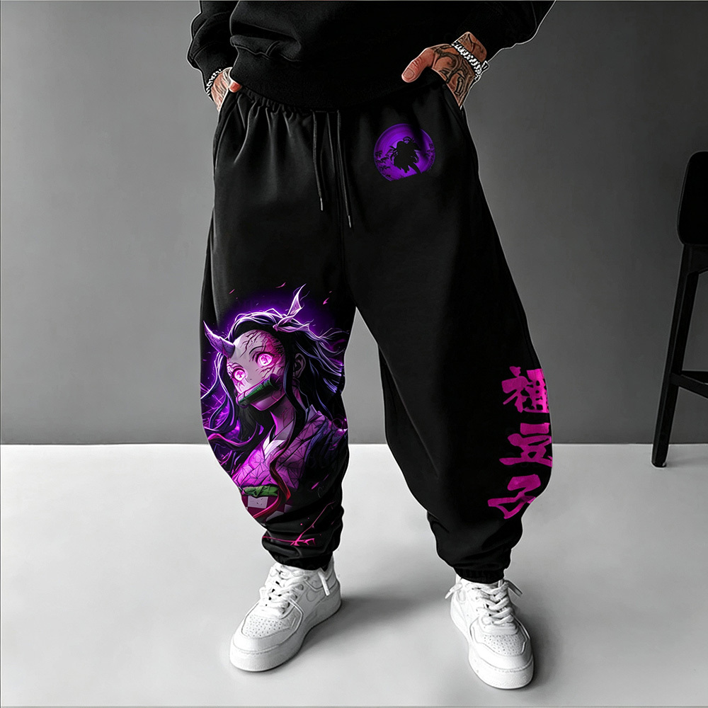 Unisex ��Demon Slayer�� Casual Anime Streetwear Pants