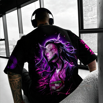 Unisex  Demon Slayer Anime Inspired Vintage T-Shirt